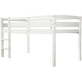 thumbnail image 3 of Harper & Bright Designs Twin Loft Bed for Boys Girls with Ladder, WoodLow Loft Bed Frame, White, 3 of 7