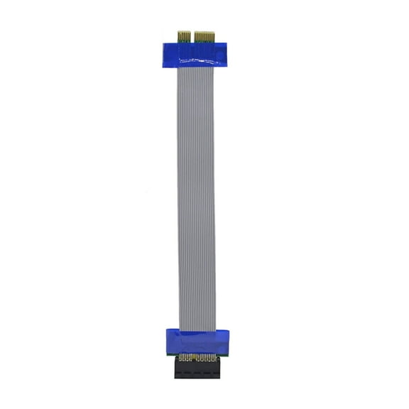 PCI-E Extension Cable 1X Pcie Pci Express Graphics Card Cable Riser Adapter Flexible Ribbon Cable 19cm