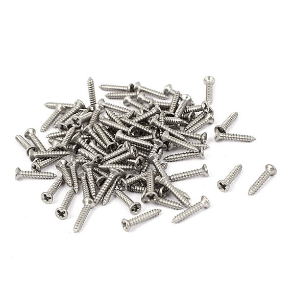 M1.4 x 8mm Cross Head Countersunk Self Tapping Screw 100 Pcs