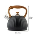 thumbnail image 2 of CNKOO Pumpkin Pot Kettle Tea Set Food-Grade Stainless Steel Hot Water 3.5L Convenient Quick Boiling Cold Touch Handle Teapot, 2 of 17