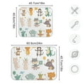 thumbnail image 4 of Yayeee Dish Drying Mat for Kitchen Counter 16"x18" Microfiber Absorbent Pad, Cute Animal, 4 of 7
