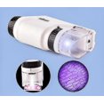 thumbnail image 3 of Pink Pocket Microscope Mini Handheld Microscope With Led Light Portable High Definition, 3 of 5