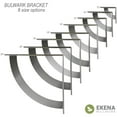 thumbnail image 2 of Ekena Millwork 2"W x 12"D x 12"H Bulwark Bracket, Steel (6-Pack), 2 of 8