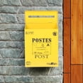thumbnail image 3 of Phenofice Wall-mounted Mailbox Letter Box Iron Vintage Style Mail Storage for Office 1Pcs, 3 of 7
