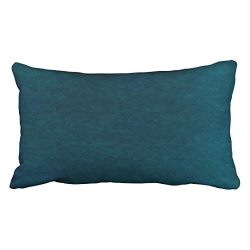 Winhome Decorative Dark Teal Blue And Aqua Throw Pillow Throw