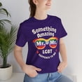 thumbnail image 3 of Pride Week Mr. & Mr., Bella & Canvas, Cotton Short Sleeve T-Shirt, S-5XL, 3 of 7
