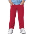 thumbnail image 3 of Hanes ComfortBlend EcoSmart Pantalon de Survêtement pour Jeunes, TG, Rouge Foncé, 3 of 3