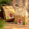 thumbnail image 3 of Injueey 24 unids/set bolsa de papel de Navidad postre caramelo almacenamiento de galletas portátil fiesta bolsillo paquete accesorio para el Kits de decoración para fiestas Tipo 1, 3 of 6