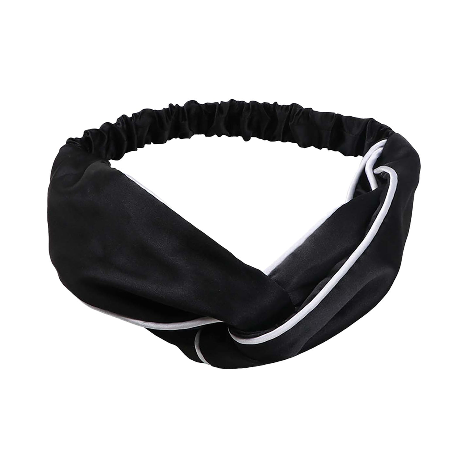 GWAABD Hair Bands for Curly Hair Women Solid Color Elastic Binding Sports  Light Imitation Silk Hair Band