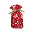 thumbnail image 4 of Christmas party Bolsas de regalo con cordón navideño, accesorio de organización de regalos, 50 Uds., 4 of 5