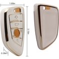 thumbnail image 3 of Funda de llavero Eleganancy para BMW serie 2 5 6 7 X1-7, color blanco, 3 of 6