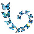 thumbnail image 2 of maskred 1/2/3/5 12pcs 3D Wall Stickers Double-deck Art Design Decals Room Decor DIY 9 1 Pc, 2 of 4
