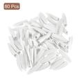thumbnail image 3 of Uxcell 80Pack 9mm Plastic Pocket Hole Plugs Slant Hole Caps for Wood Working, White, 3 of 7