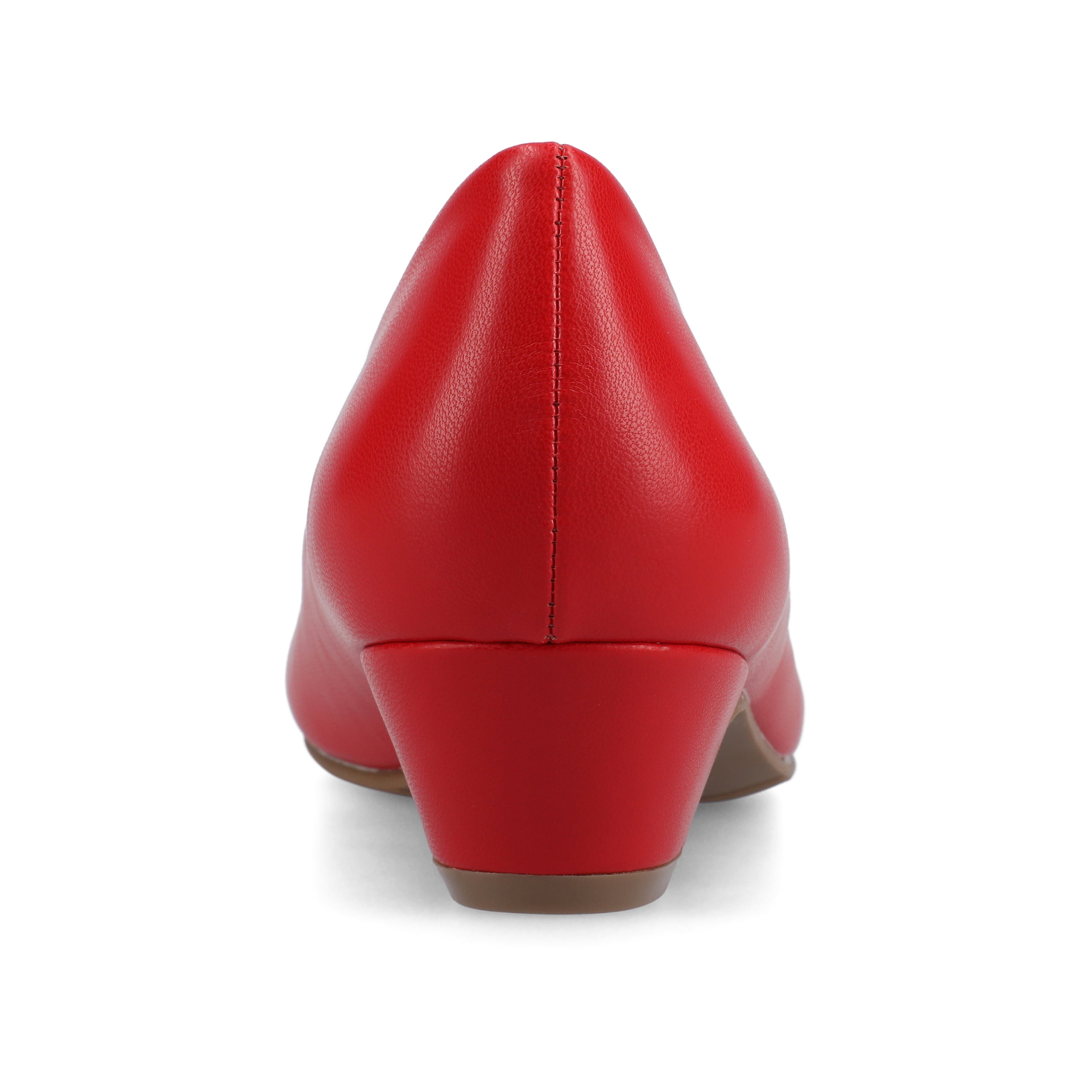 Journee Womens Saar Comfort Insole Round Toe Block Heel Pumps