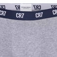 thumbnail image 3 of CR7 Hombre Calzoncillos, Paquete de 6 - Trunks, Algodón Orgánico elástico Blanco/Gris/Azul oscuro S (Small), 3 of 3