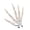 B, variant on HaiSphere Halloween Realistic Articulated Skeleton Hand, Movable Joint Finger Prop for Haunted House Decoration, Cosplay Costume Accessory Spooky Halloween Party Supplies,C