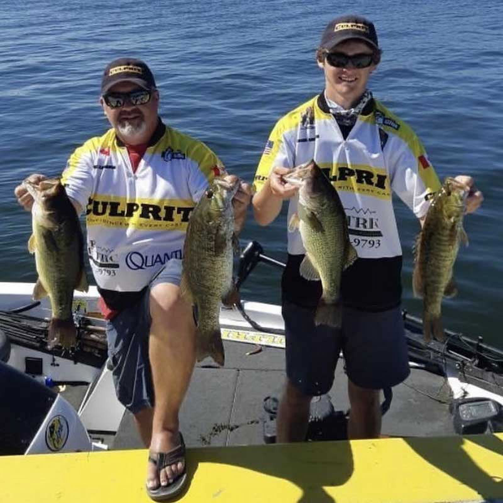 Culprit Riptide Mullet 4"Softbait - Glow Chartreuse Tail, 8 Count