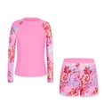 thumbnail image 6 of ZXLBBD Swimsuits for Girls 2 Piece Long Sleeve Rash Guard for Toddler and Youth Upf 50+ Bathing Suit Breathable Vacation Outfit, 6 of 6