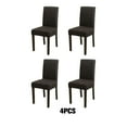 thumbnail image 4 of Dalazy 1/2/3 4pcs Chair Cover For Dining - Durable Easy To Assemble And Dustproof Thickened black 1 Pc, 4 of 6