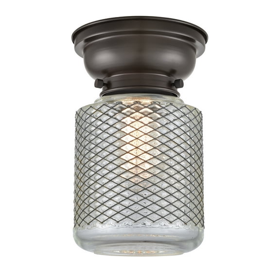 Innovations 623-1F-OB-G262-LED Stanton 1 Light 10 inch Flush Mount, Oil Rubbed Bronze
