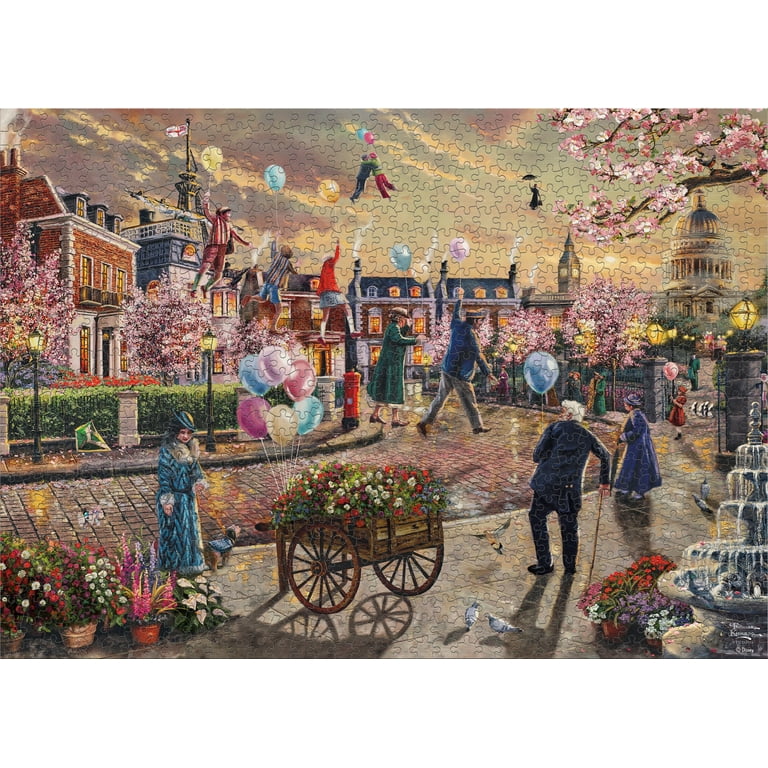 Ceaco Disney Thomas Kinkade 1000 Piece Jigsaw Puzzle Mary Poppins