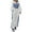 White, variant on Fashionable Casual Sweatshirt Set Denim Patchwork Hooded Top Trousers Two Piece Women's Suit Dress Pullover Dress Outfit Casual Ski Pants Womens Dresses for Grandmothers plus Size Rompers And