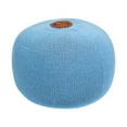 thumbnail image 1 of Natural Ottoman Poufs, Cotton Round Knitted Floor Pouf, 1 of 6