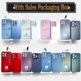 thumbnail image 5 of Original AG Silicone Matter Glass Phone Case For iPhone 15 14 13 12 Pro Max 11 Pro + Plus Lens protect Back Cover With Gift Box, 5 of 5