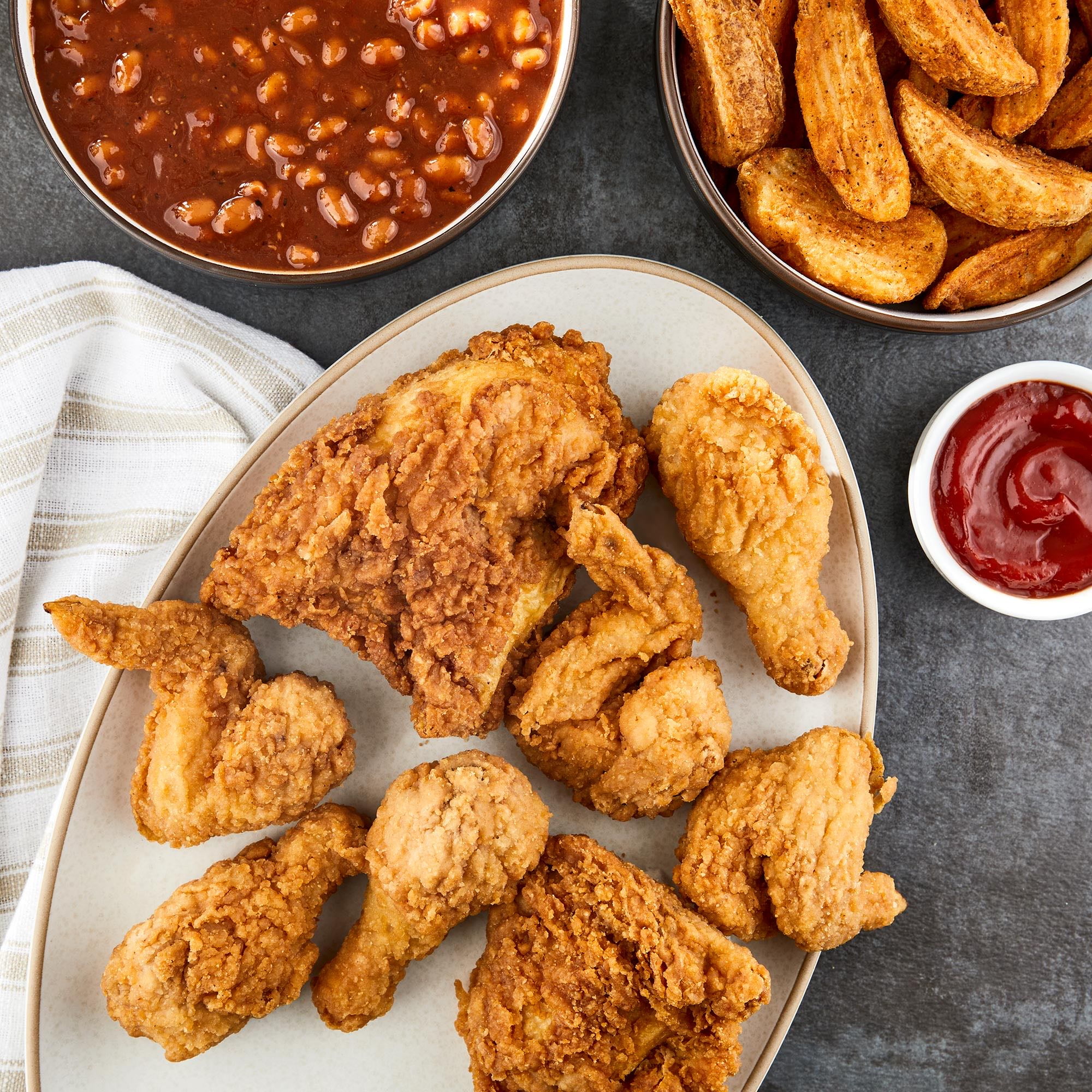 Freshness Guaranteed Fresh, Hot, Ready-to-Eat Fried Chicken, 8 Piece