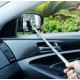 thumbnail image 1 of Limpiaparabrisas para espejo retrovisor de coche, limpiador telescópico de escurridor de espejo automático, herramienta de limpieza de niebla de vidrio con mango retráctil de 98 cm, eliminación de ag, 1 of 5