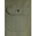 thumbnail image 3 of Wrangler Men's and Big & Tall Long Sleeve Stretch Twill Shirt, up to Size 3XLT, 3 of 3