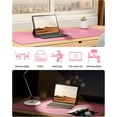 thumbnail image 6 of CCOCC 23.6 x 13.8 Inch PU Leather Desk Pad Protector, Large Waterproof Office Mouse Pad, Non-Slip Laptop Writing Blotter Mat for Home and Work, 6 of 9