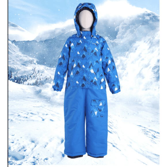 Snowsuit for children - waterproof, sealed seams, winter jumpsuit, ski suit with fleece lining, girls, boys-L