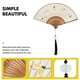 thumbnail image 2 of Abanico plegable de seda estilo retro, accesorio de decoración de pared estilo chino, ideal para disfraces., 2 of 7