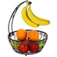 thumbnail image 1 of Panier à Fruits Simple avec Support pour Bananier, Bronze, 1 of 6