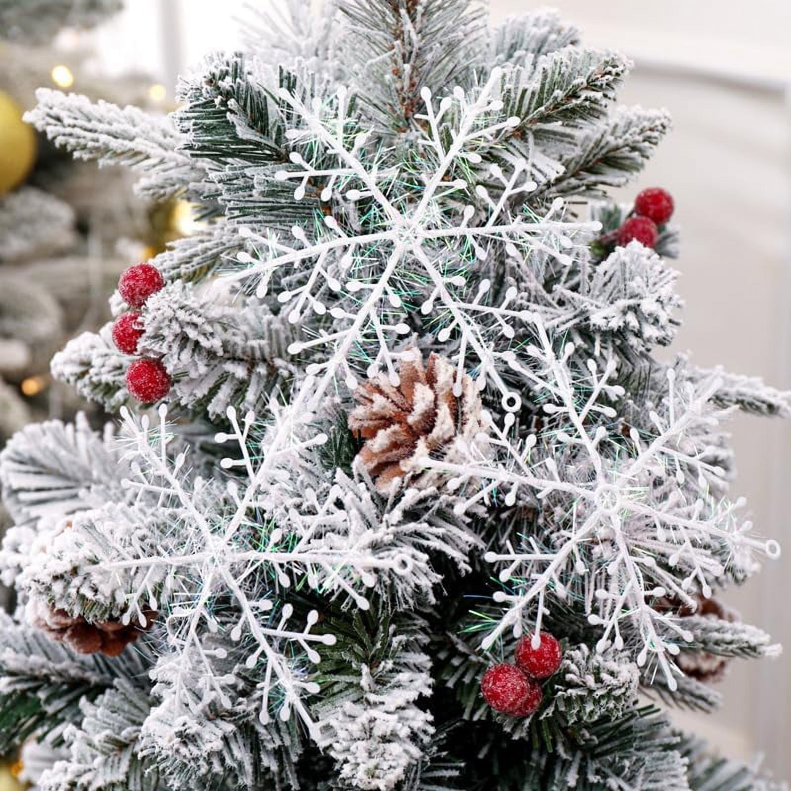 30-Piece Christmas Hanging Swirl Decorations - Foil Streamers For Tree & Ceiling Decor