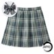 thumbnail image 1 of JMPRS-Falda plisada a cuadros para mujer, minifalda de baile con lazo y lazo, de cintura alta, para chicas, bonita línea A, Harajuku, Sexy, japonesas Tan Jianjun unisex, 1 of 2