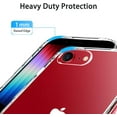 thumbnail image 3 of Transparent Case for Apple iPhone 7, 8, SE, Clear Case, [Yellow Resistant] Hard Back Cover Soft Silicone, Shockproof Slim Case for Apple iPhone 7, 8, SE,, 3 of 6