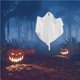 thumbnail image 5 of Bewildely Colgante de fantasma de Halloween para el hogar, interior y exterior, decoración colgante DIY, diseño de escena, accesorio, Barra de herramientas, 5 of 6
