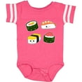 thumbnail image 3 of Inktastic Sushi with Faces Boys or Girls Baby Bodysuit, 3 of 5