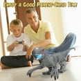 thumbnail image 5 of Juguetes de dinosaurio de control remoto, dinosaurio robot que camina con luz LED y rugido kaili Sencillez, 5 of 5