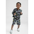 thumbnail image 3 of Disney Nightmare Before Christmas Jack Skellington French Terry Sweatshirt and Shorts Outfit Set Toddler to Big Kid, 3 of 5