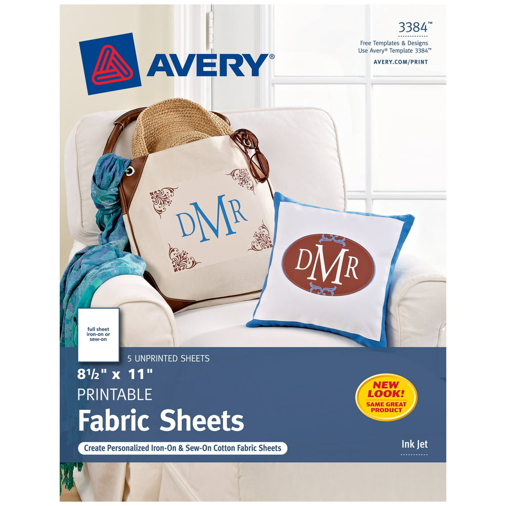 Avery Printable Fabric Sheets - Printable World Holiday