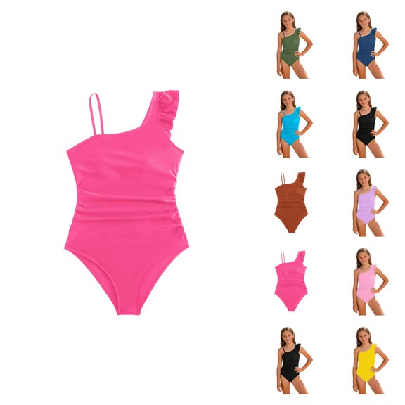 Girl's Swimsuit Swimwear Beach One Piece Swimsuit