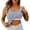 Tank Tops for Women Light Gray, variant on TrendOFT Womens Tank Tops with Built in Bras High Neck Fitted Crop Tops Spaghetti Strap Camisole Layering Basic Shirts Black L
