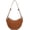 Brown, variant on Saddle Bag for Women PU Crescent Bag Casual Shoulder Bag for Travel Designer Handbag Purses Trendy Hobo Handbag