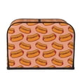 thumbnail image 2 of Fotbe Cartoon Hot Dog for Four Slice Toaster Cover, Fingerprint Protector, Super Soft Appliance Cover And Dust Cover,Bread Dust Cover & Fingerprint Protection, 2 of 7