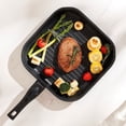 thumbnail image 2 of Complete 17-Piece Black Granite Cookware Collection - Nonstick & Induction Ready, 2 of 9