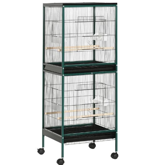 Bird Aviary Indoor with Multi-Door Design,Large Bird Cage for Wingspan