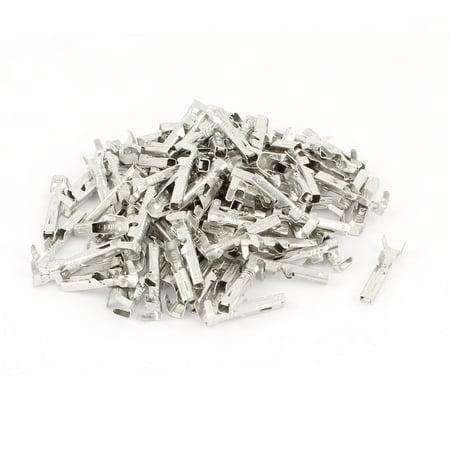 Female D-sub Crimp - Unique Bargains 100Pcs 1.5mm Female Crimp Spade Terminal for Nylon Multi-Pin Connector